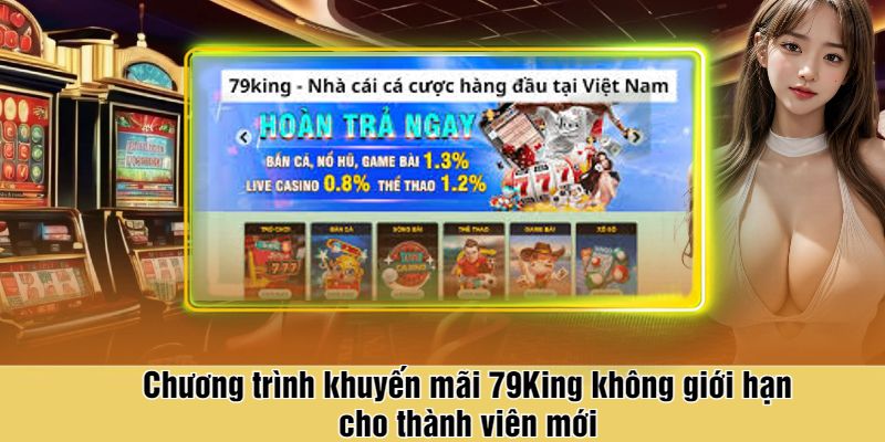 Chương trình khuyến mãi 79King không giới hạn cho thành viên mới